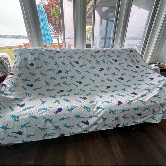 Fortnite twin flat sheet and pillowcase microfiber - Picture 3 of 5